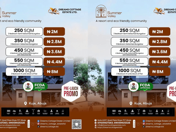 Own a Piece of Summer Valley Estate Kuje Abuja-land and plots for sale